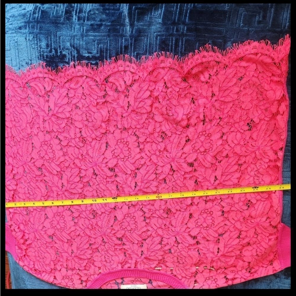 Valentino Pink Lace Blouse - Picture 13 of 14